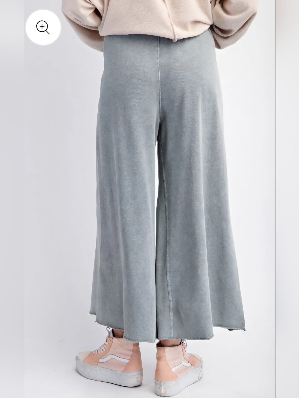 Easel Terry Pants - Faded Teal - Picture 3 of 7